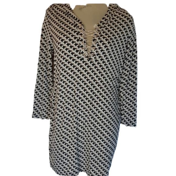 Spense Dresses & Skirts - Chain print patterned sheath dress sz 8P